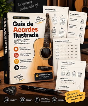 Guía de acordes ilustrada
